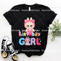 Labubu Adult Kids Birthday T-shirts Cartoon Anime Printed Tees Cute Short Sleeves Summer Tops Boys Girls Women Men Clothes Gift