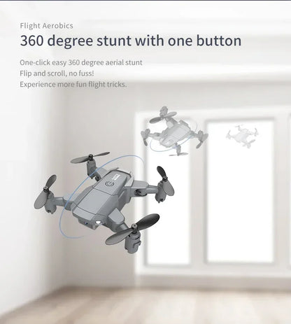XKJ KY905 Mini Drone HD 4K Professional Camera One-click Return Wifi Folding Quadcopter 360rolling RC Helicopter Children's Toys