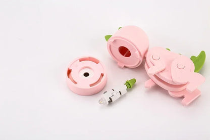 Mini Dinosaur Night Light Battery Magnetic Folding Nights Lamp Bedroom Bedside Table Ornaments Children's Toys LED Night Lights