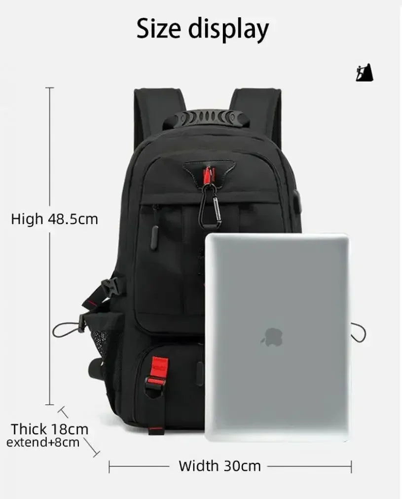 Outdoor Sports Trekking Backpacks For Brompton Bicycle Usb Charging Travel Backpack Big Oxford Laptop Bag With Shoe Packet