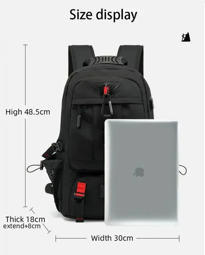 Outdoor Sports Trekking Backpacks For Brompton Bicycle Usb Charging Travel Backpack Big Oxford Laptop Bag With Shoe Packet