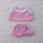 Labubu Basketball Jersey - Sporty Outfit for 15/17cm Vinyl Dolls with Breathable Mesh Fabric