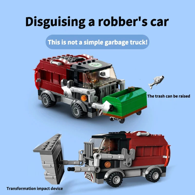 2024 new product city series 60316 modern police station boys building blocks police car children's toys assembling educational