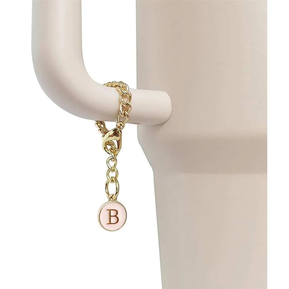 3pcs Letter Charm Accessories for Stanley Cup Initial Name ID Personalized Handle Charm for Stanley 40 oz Tumbler with Handle