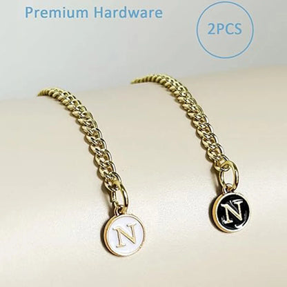 3pcs Letter Charm Accessories for Stanley Cup Initial Name ID Personalized Handle Charm for Stanley 40 oz Tumbler with Handle