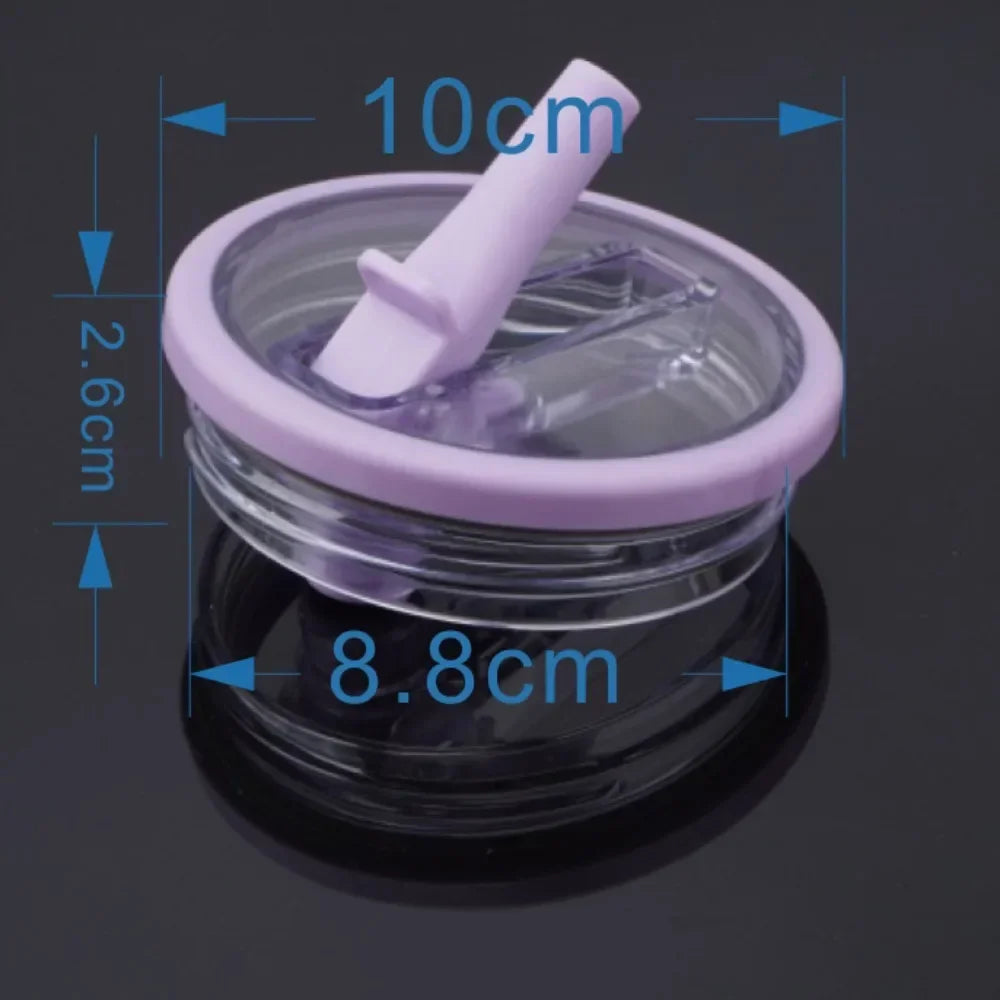 For Stanley Spill-proof Cup Cover 40oz Replaceable Environmental Protection Cup Cover Creative Spiral Straw Cover Cup Accessorie
