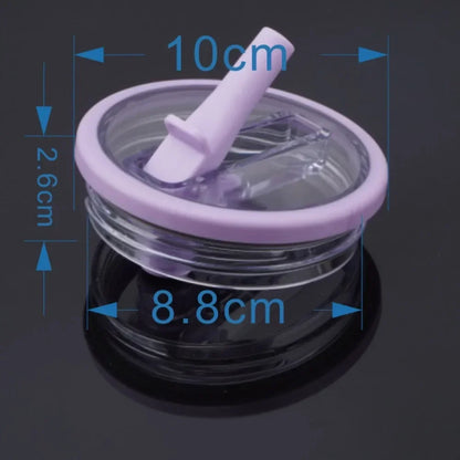 For Stanley Spill-proof Cup Cover 40oz Replaceable Environmental Protection Cup Cover Creative Spiral Straw Cover Cup Accessorie