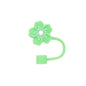 Begonia Flower Straw Cover Cap for Stanley Cup 10mm Silicone Straw Tips Lids Reusable Dust-Proof Straw Topper for Party Decor