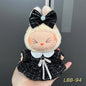 Labubu Bjd  Vinyl Labubu 17cm Doll Cute Replacement Leisure Suit Skirt Plush Toys Clothing Match Delicate Fashion High Quality