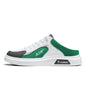 Half Slippers Men Low-top Canvas Shoes Casual Breathable Sneakers Korean Style Autumn Lace Up Casual Non-slip Trainers