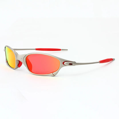 Alloy Frame Polarized Sunglasses Men Women UV400 2024 New Bicycle Cycling Sunglasses Retro Fishing Polarized Eyeglasses Goggles