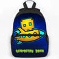 Large Capacity Angry Geometry Dash Children's Backpack 16 Inch Anime Bookbag Travel Backpacks Students Schoolbag for Girls Boys