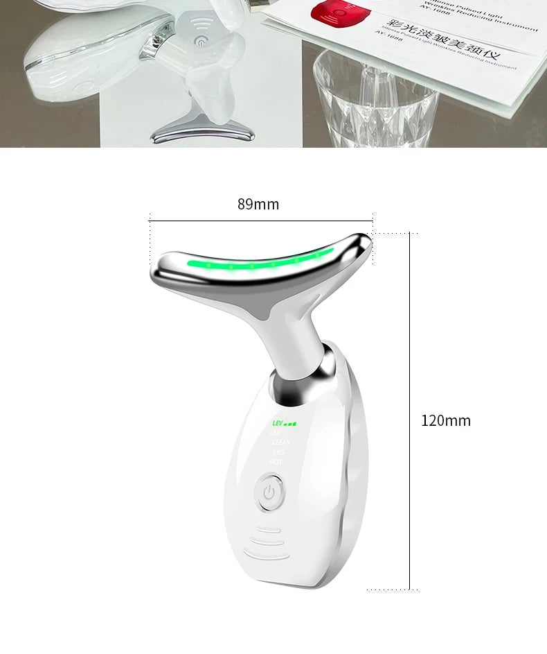 7-in-1 Skin Rejuvenation Instrument All Round Lifting And Tightening Anti Aging Artifact To Neck Wrinkles Facial Massager Beauty