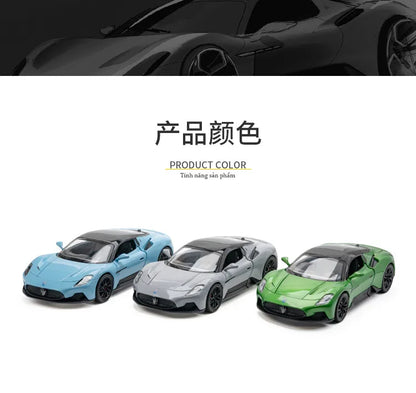 1:24 Maserati MC20 sports car High Simulation Diecast Car Metal Alloy Model Car Children's toys collection gifts A577