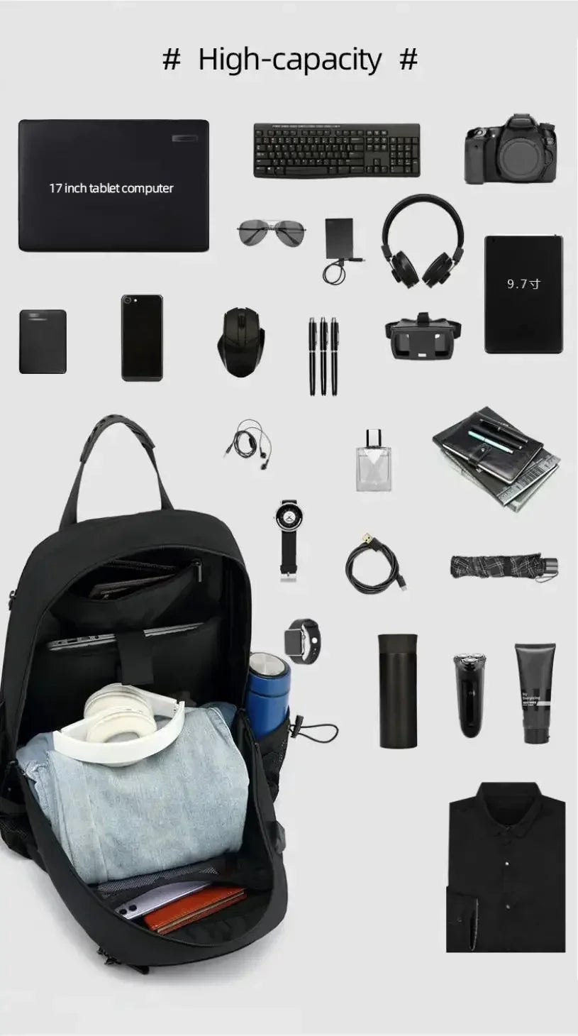 Outdoor Sports Trekking Backpacks For Brompton Bicycle Usb Charging Travel Backpack Big Oxford Laptop Bag With Shoe Packet