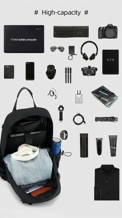 Outdoor Sports Trekking Backpacks For Brompton Bicycle Usb Charging Travel Backpack Big Oxford Laptop Bag With Shoe Packet