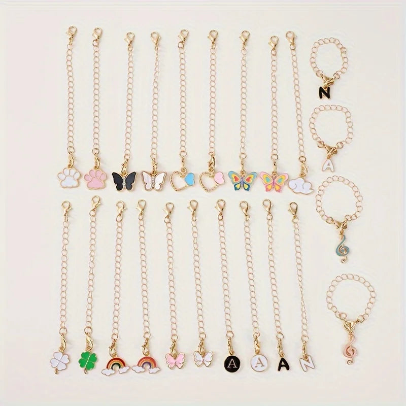 3pcs/set Stanley Cup Accessories - Including 2 Silicone Straw Caps, And 1 Butterfly Charm