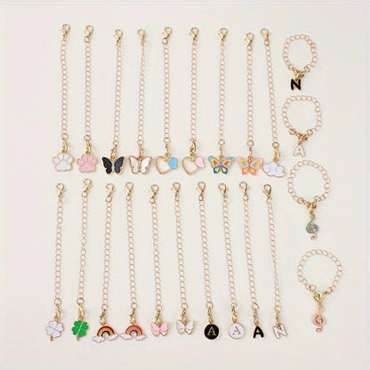 3pcs/set Stanley Cup Accessories - Including 2 Silicone Straw Caps, And 1 Butterfly Charm