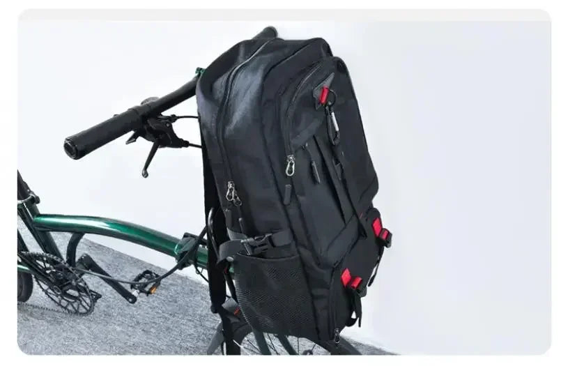 Outdoor Sports Trekking Backpacks For Brompton Bicycle Usb Charging Travel Backpack Big Oxford Laptop Bag With Shoe Packet