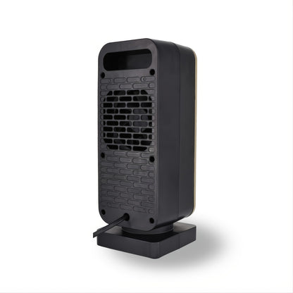 500W Quiet Ceramic Heater with Thermostat - Energy-Efficient, Portable & Safe for Home/Office Use