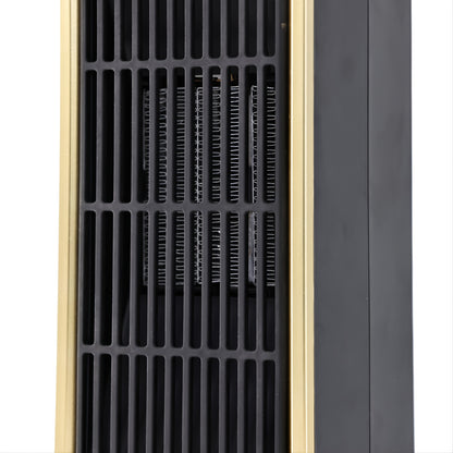 500W Quiet Ceramic Heater with Thermostat - Energy-Efficient, Portable & Safe for Home/Office Use
