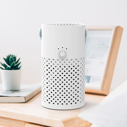 Compact True HEPA Desktop Air Purifier - Effective Air Cleaner for Pets, Smoke, Dust, and Pollen Removal - Portable, Quiet, and Energy-Efficient Solution for Home and Office